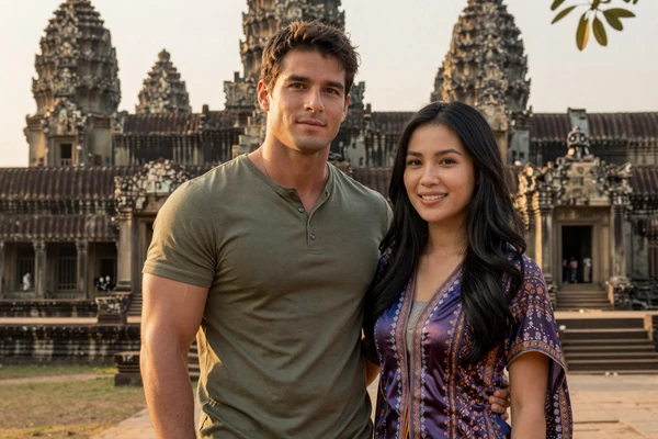 Chris and Srey, American-Cambodian couple success story on AsianWomenLove
